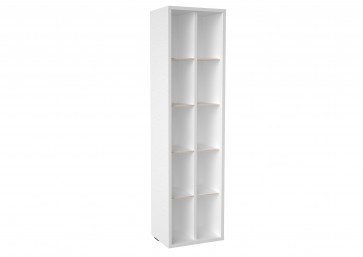Meuble étagères Quadro 10 compartiments coloris blanc