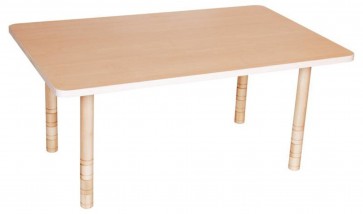 Table rectangulaire réglable