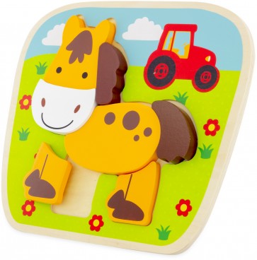 Puzzle rélief cheval