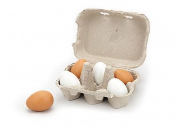 Les œufs et la boîte
