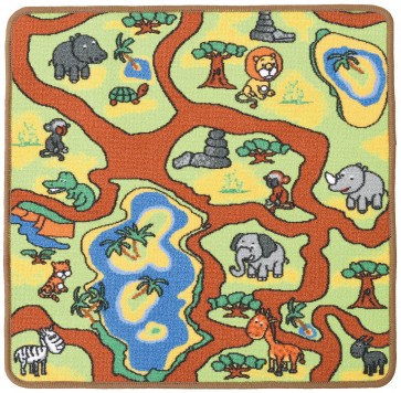 Tapis pour table d'activités La Jungle