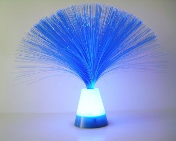 Assortiment de 4 mini lampes fibre optique