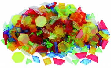 Lot de 180 pièces de blocs translucides