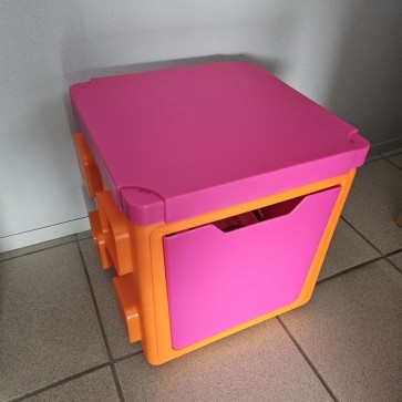 Boîte de rangement boxi Orange avec bac avec couvercle Offert -  seconde main