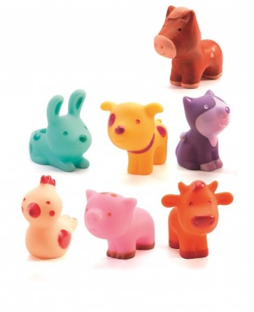 Animaux souples la ferme