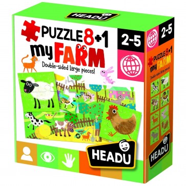 Puzzle 8 en 1 la ferme