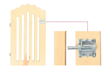 Portillon pour structure de motricité