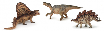 Les dinosaures 2 -Assortiment de 3 figurines