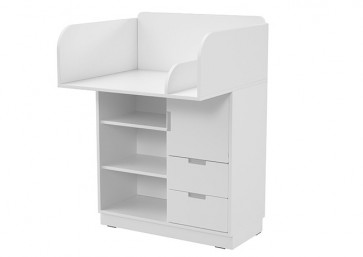 Meuble de change Quadro coloris blanc