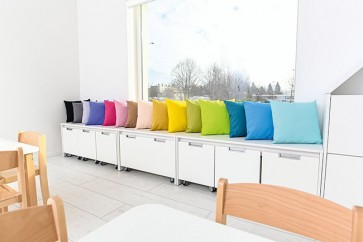 Coussin coloris au choix