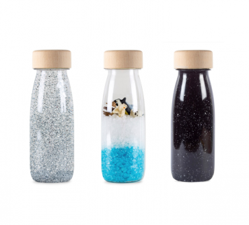 Bouteilles sensorielles Argent, Arctique, Noire