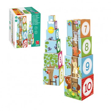 Cubes à empiler la forêt