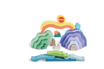 Blocs à empiler nature et animaux