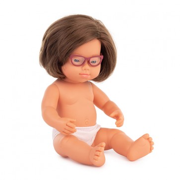 Poupée avec lunettes