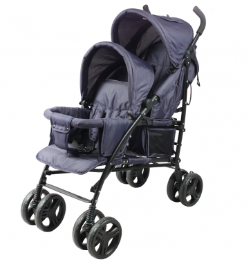 Poussette canne double 