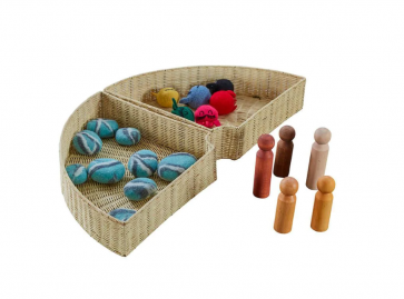 Panière pour table serpentin