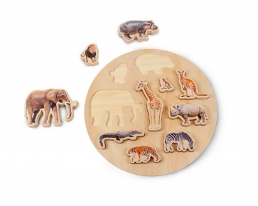 Puzzle les animaux sauvages