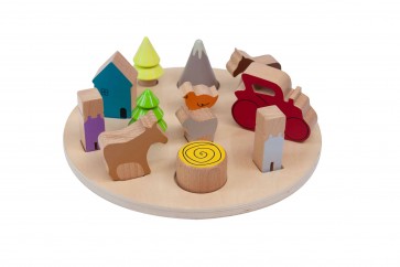 Puzzle 3d ferme