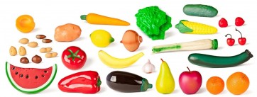 Fruits et légumes - Assortiment 35 pièces