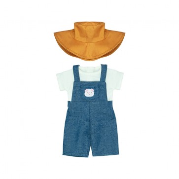 Ensemble vêtements poupon Fermier 38 cm
