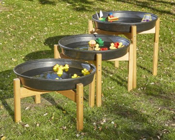 Trio bacs d'exploration en cascade