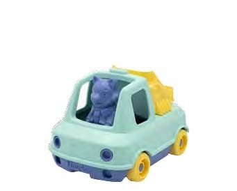 Le camion de pompiers turquoise
