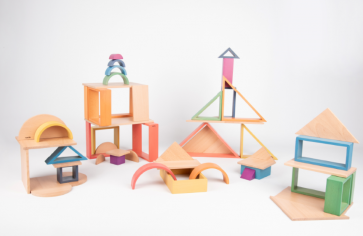 Kit petit architecte arc-en-ciel