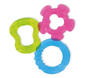 Anneaux de dentition réfrigérés - Assortiment de 3