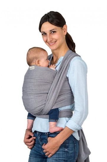 Echarpe porte bébé carry sling grey : nouveau modèle DLSD