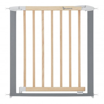 barrière de sécurité bébé safe and lock bois métal