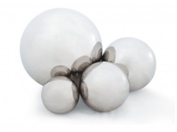 Boules sensorielles réfléchissants argent - Assortiment de 4