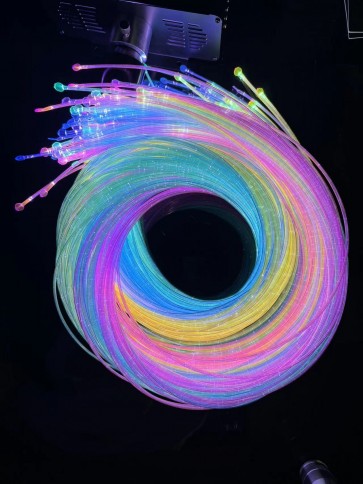 Fibres optiques colorées 150cm