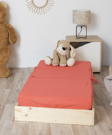 Drap sac (combi drap) en coton recyclé 60*120