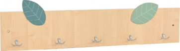 Lisse à double-patères décors feuille