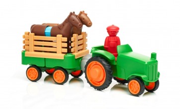 le tracteur de la ferme