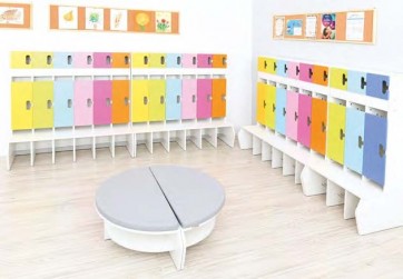 Porte pour Vestiaire Caméléon ouvert
