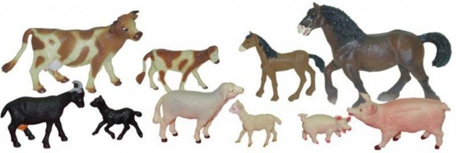 Les figurines animaux de la ferme - HOPTOYS