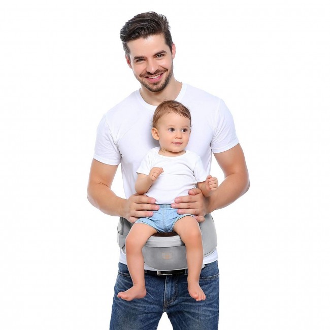 Pour bébé avec bande réfléchissante rouge Porte-bébé ergonomique avec siège  hanche 0-3 ans