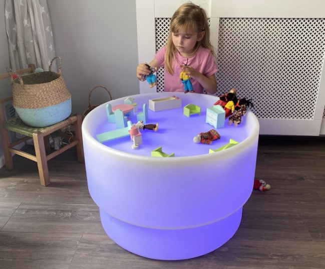 Table de jeux sensorielle pour tout-petits et bébés avec centre d'activités interactif Table de jeux sensorielle pour tout-petits et bébés avec centre d'activités interactif