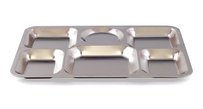 2 Assiettes Portion En Inox 304 à 3 Compartiments – 23 Cm, Pour Repas équilibré, Perte De Poids, Camping - 7