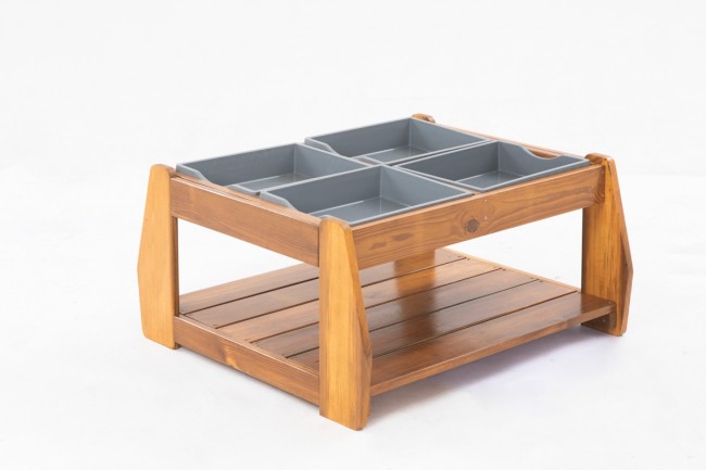 Jeu Extérieur Enfant BSM Ed 700090 Bacs D'activités - Lot De 4