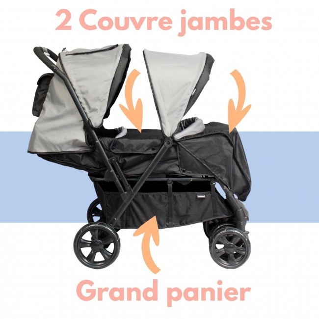 Poussette double clearance bambisol tango 2
