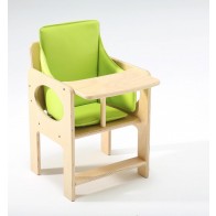Fauteuil avec tablette et repose pieds