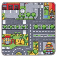 Tapis pour table d'activités La Ville