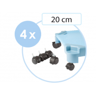 Roulettes pour couchette - Lot de 4