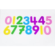 Chiffres arc en ciel