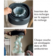 Eco recharges pour Poubelle à couches XL  T&C