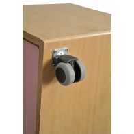 Roulettes pour meubles casiers