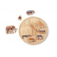 Puzzle les animaux sauvages