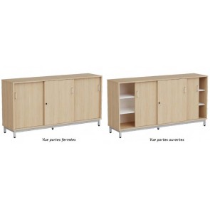 Meuble 3 portes coulissantes